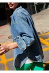 Chemise en jeans à motifs LAURE+MAX