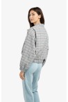 Veste chinée bleue YAYA