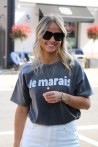 T-shirt gris "Le Marais"