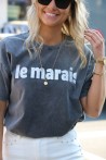 T-shirt gris "Le Marais"