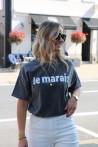 T-shirt gris "Le Marais"