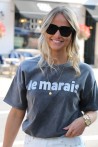 T-shirt gris "Le Marais"