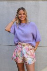 Short fleuri