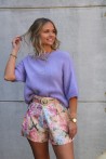 Short fleuri