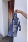 Sac bandana bleu