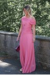 Robe longue Saly rose