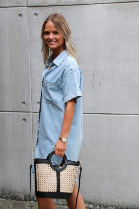 Robe en jeans fluide