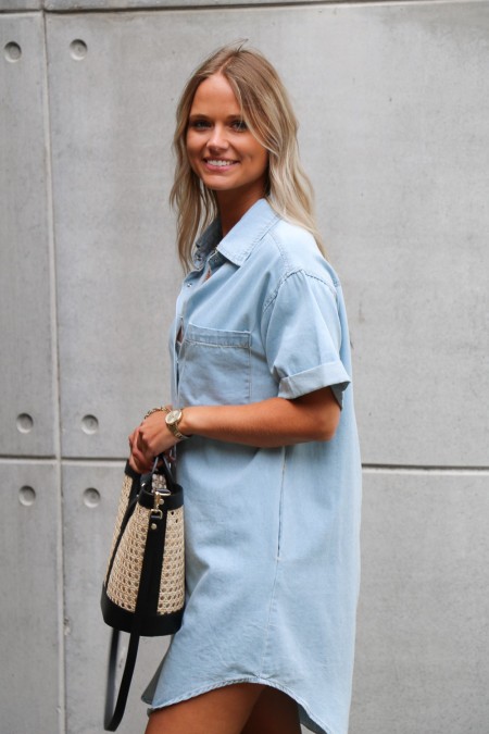 Robe en jeans fluide