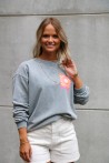 Sweat gris "Le soleil"