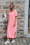 Robe Pauline rayée orange