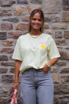 T-shirt jaune OUT OF OFFICE