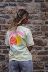T-shirt jaune OUT OF OFFICE