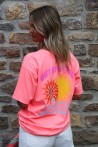 T-shirt corail OUT OF OFFICE