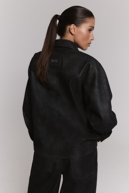 Chemise veste en suédine ALIX