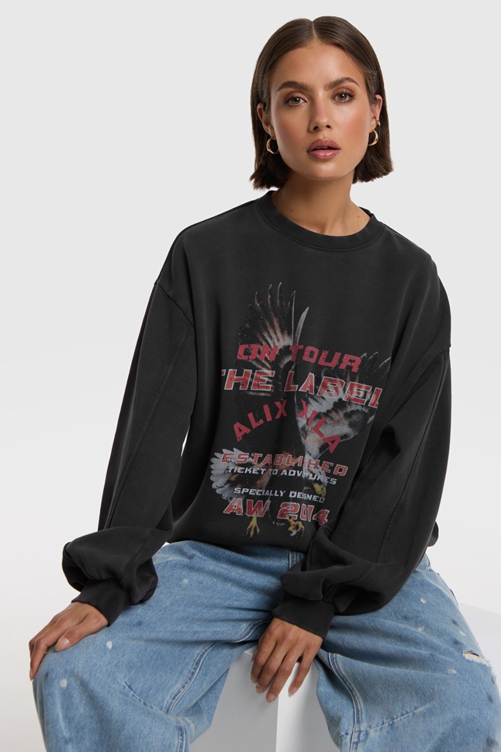 Sweat noir ALIX