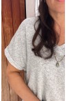 T-shirt éponge gris
