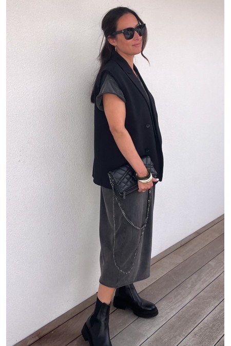 Robe t-shirt grise