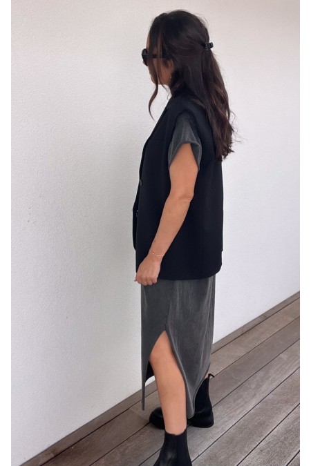 Robe t-shirt grise