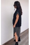 Robe t-shirt grise