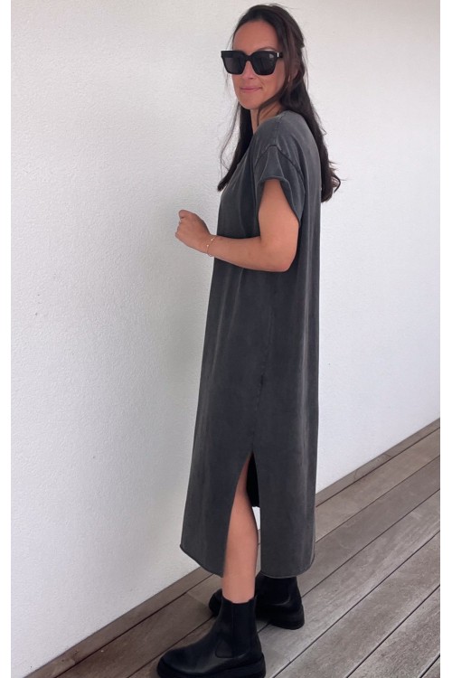 Robe t-shirt grise