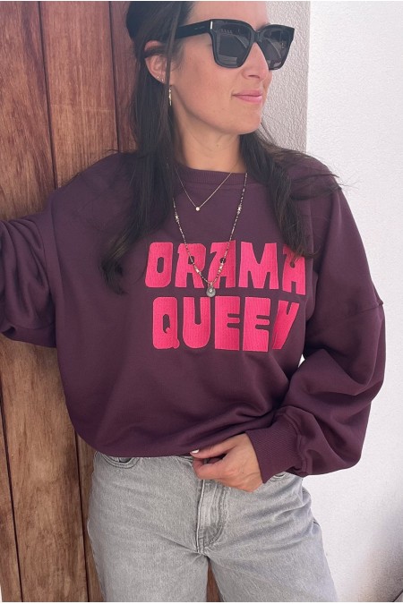 Sweat Drama Queen aubergine
