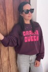 Sweat Drama Queen aubergine