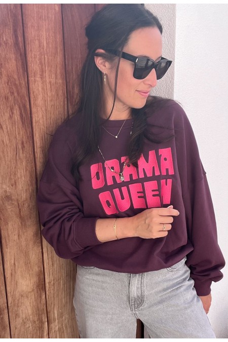 Sweat Drama Queen aubergine