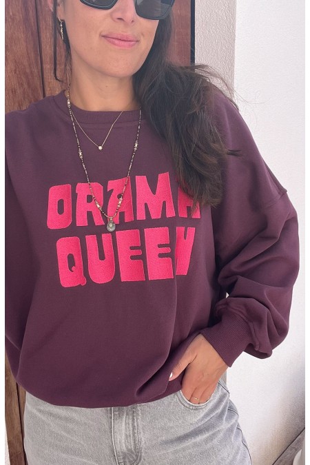 Sweat Drama Queen aubergine