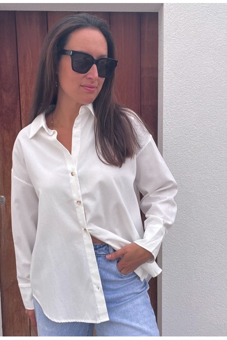 Chemisier blanc classique