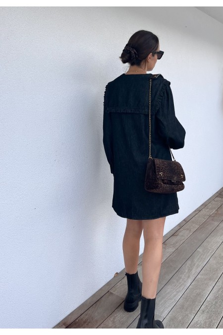 Robe Delphine grise en jeans