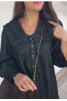 Robe Delphine grise en jeans