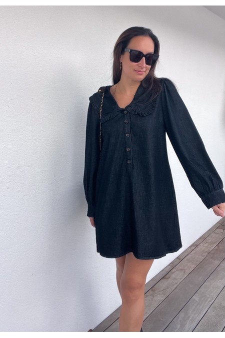 Robe Delphine grise en jeans