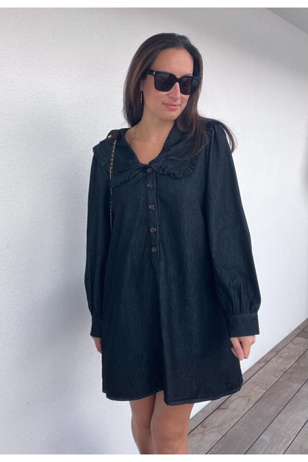 Robe Delphine grise en jeans