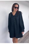 Robe Delphine grise en jeans