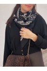 Foulard bandana noir
