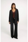 Gilet gris anthracite YAYA