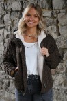Veste courte léopard LAURE+MAX