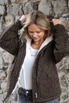 Veste courte léopard LAURE+MAX