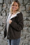 Veste courte léopard LAURE+MAX