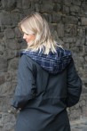 Parka noire avec doublure LAURE+MAX