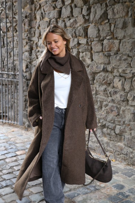 Manteau marron LAURE+MAX