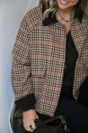 Veste à carreaux
