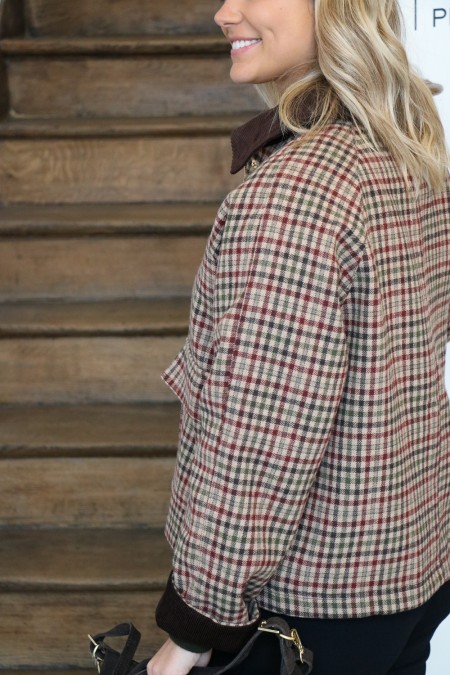 Veste à carreaux