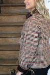 Veste à carreaux