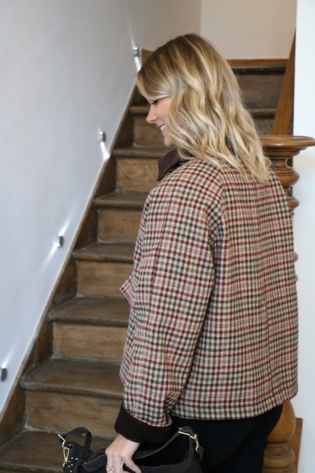 Veste à carreaux