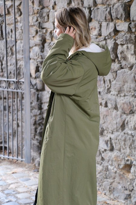 Parka kaki LAURE+MAX