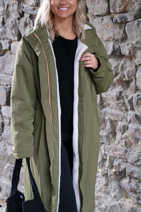 Parka kaki LAURE+MAX