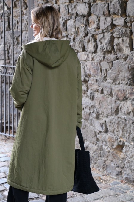 Parka kaki LAURE+MAX