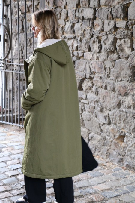 Parka kaki LAURE+MAX