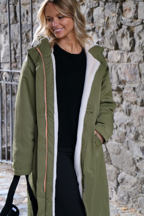 Parka kaki LAURE+MAX